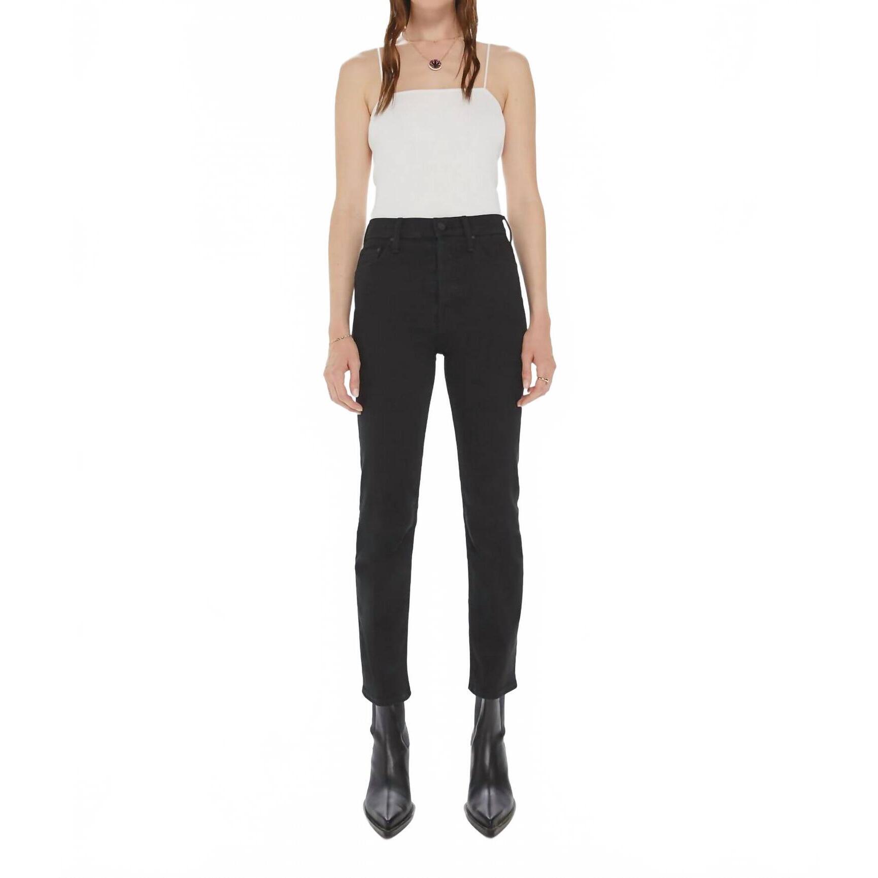 New Mother Women's The Tomcat Ankle Jean In Lasting Impression